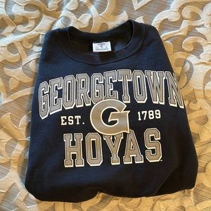 Georgetown XL crewneck.